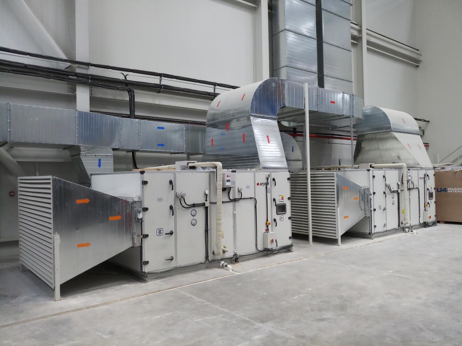 RMK Hangar / Dx Bataryalı Klima Santrali