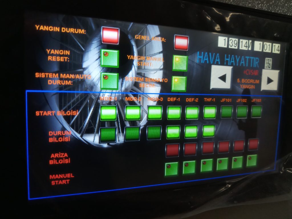 Acıbadem Ümraniye / Havalandırma - Otopark Jet Fan Otomasyonu