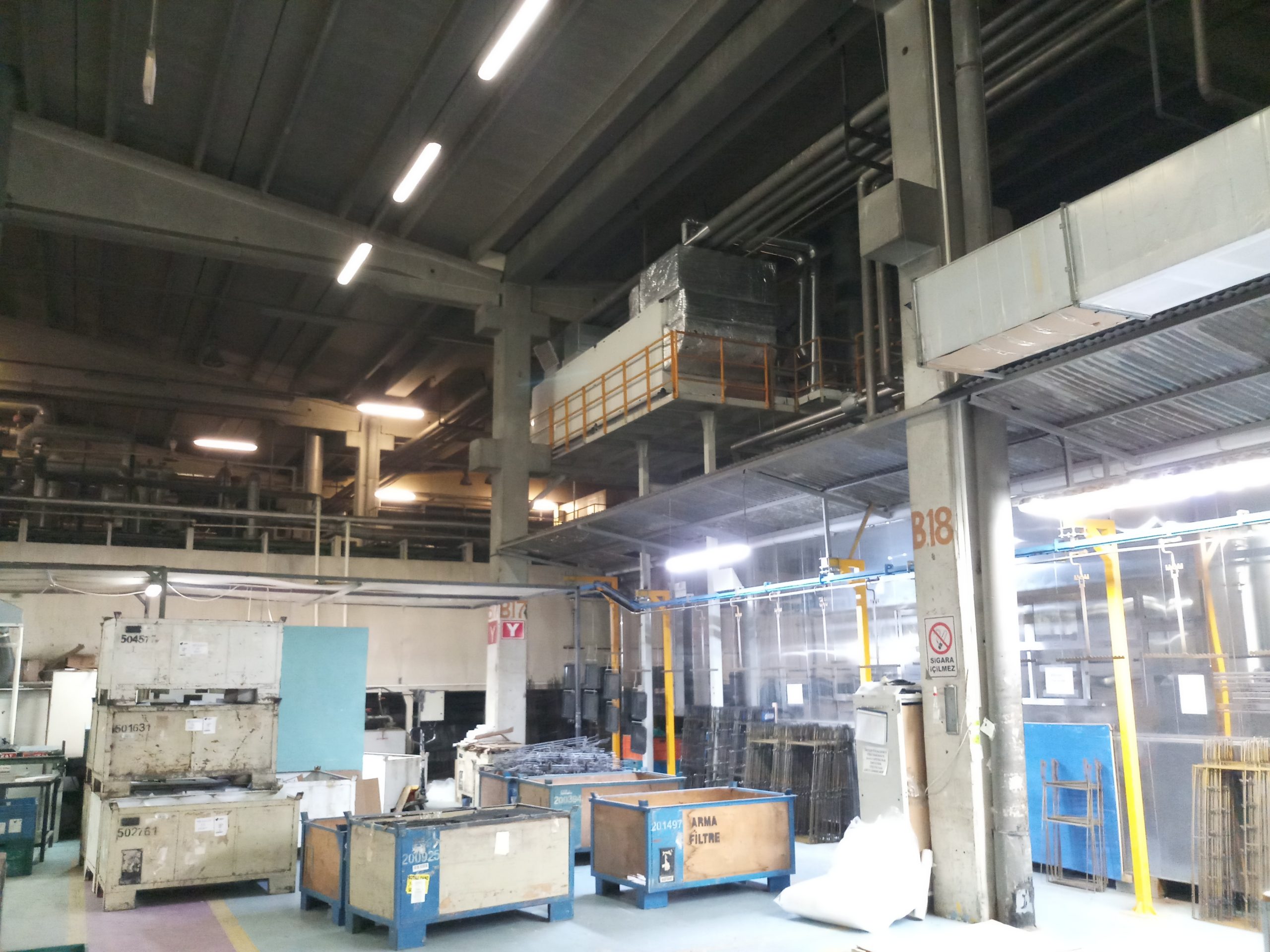 Bolu Arçelik Fabrikası / Karışım Havalı Klima Santrali